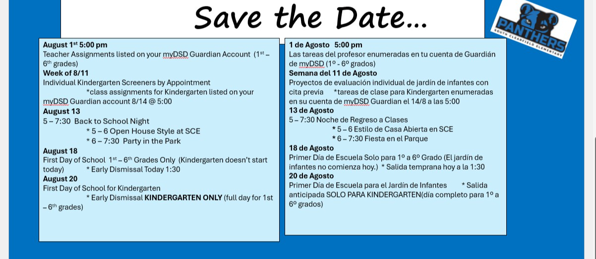 save the date postcard