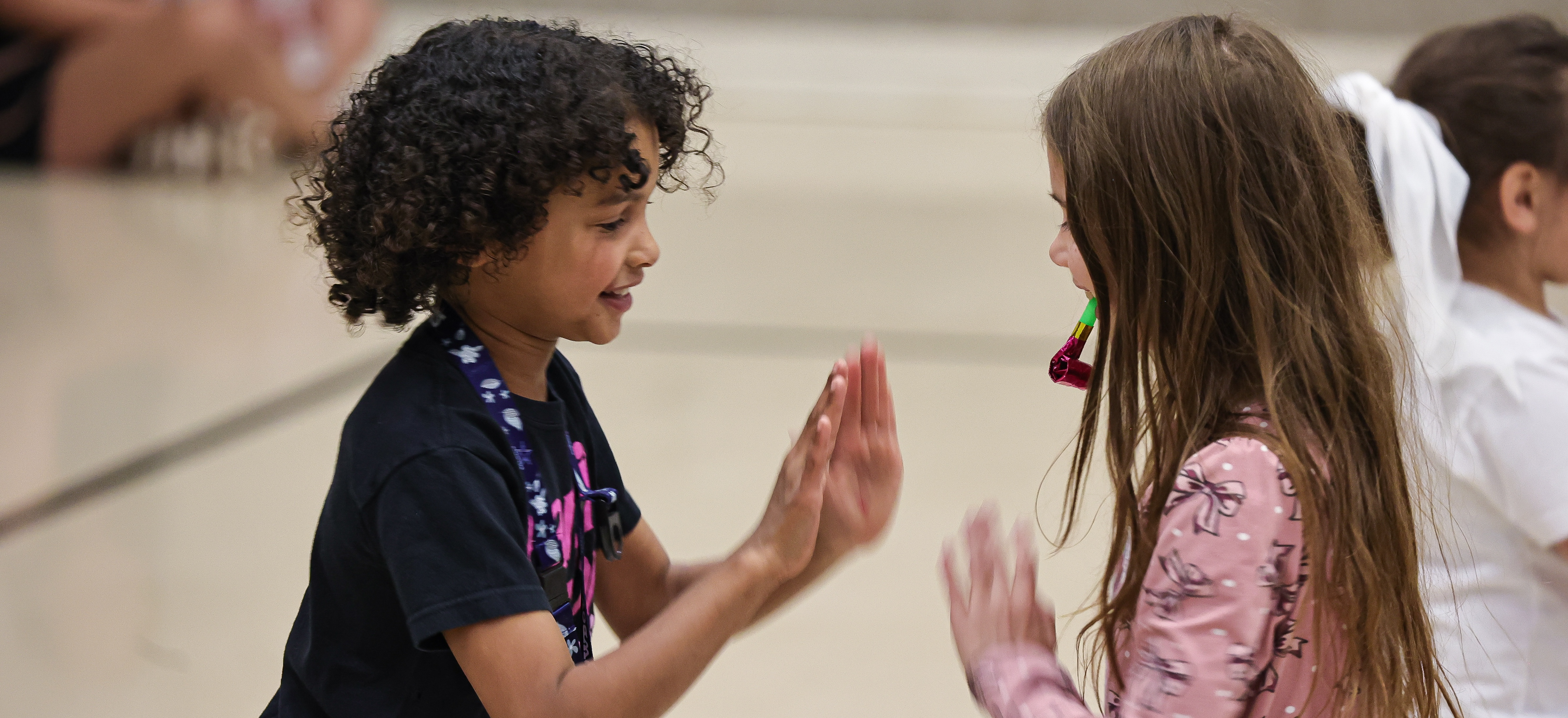 Students play during after school program