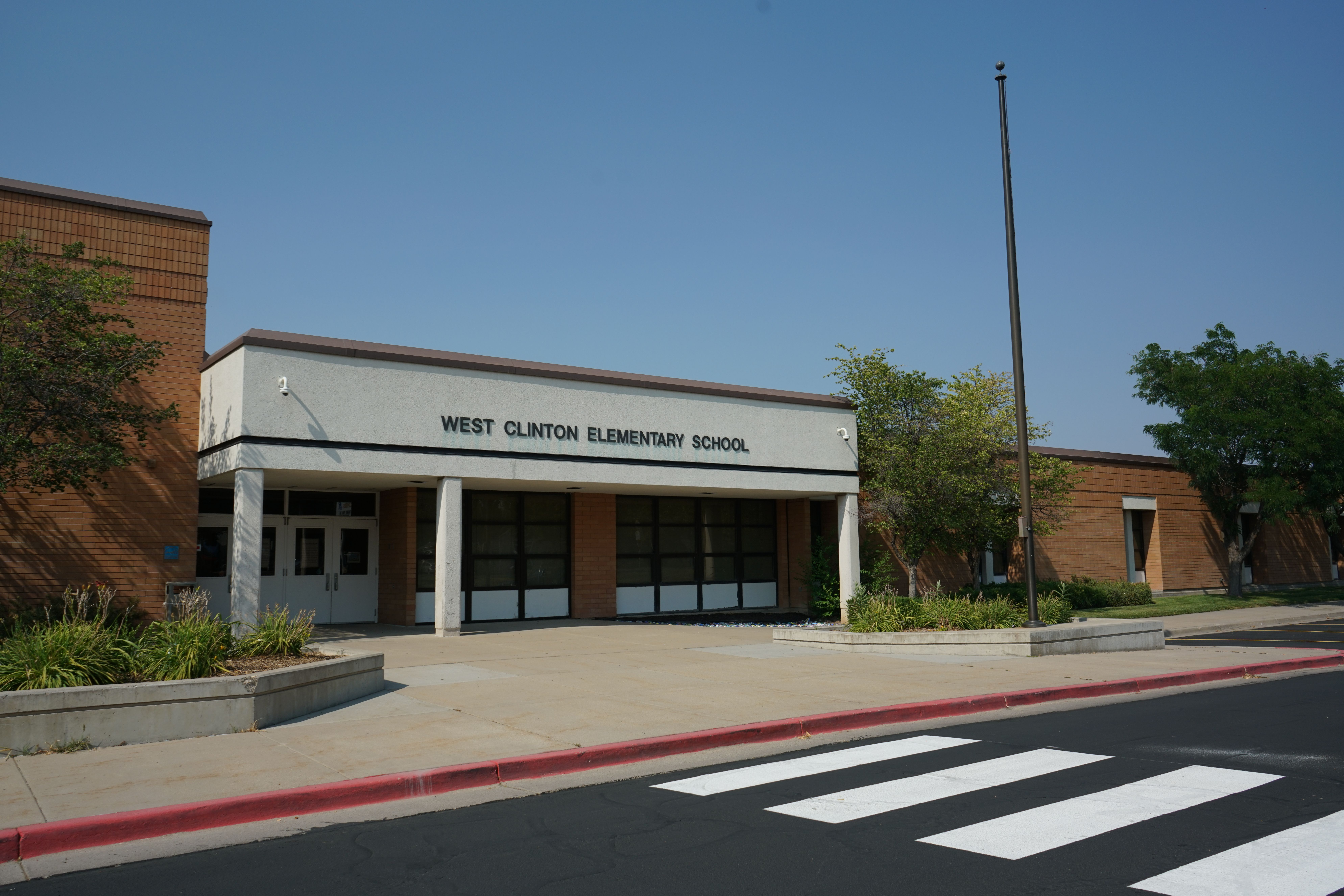 Exterior Of West Clinton Elementary 