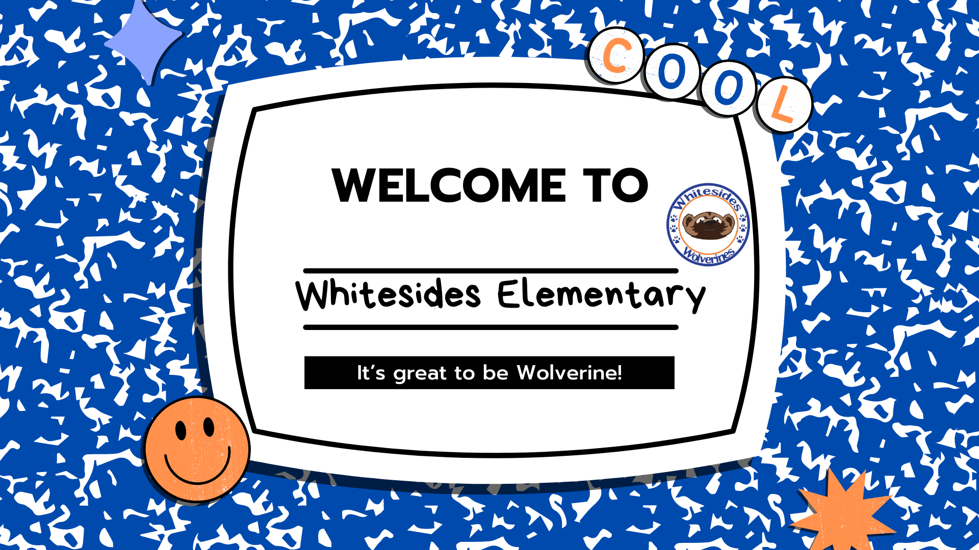 welcome to whitesides elementary it's great to be a wolverine