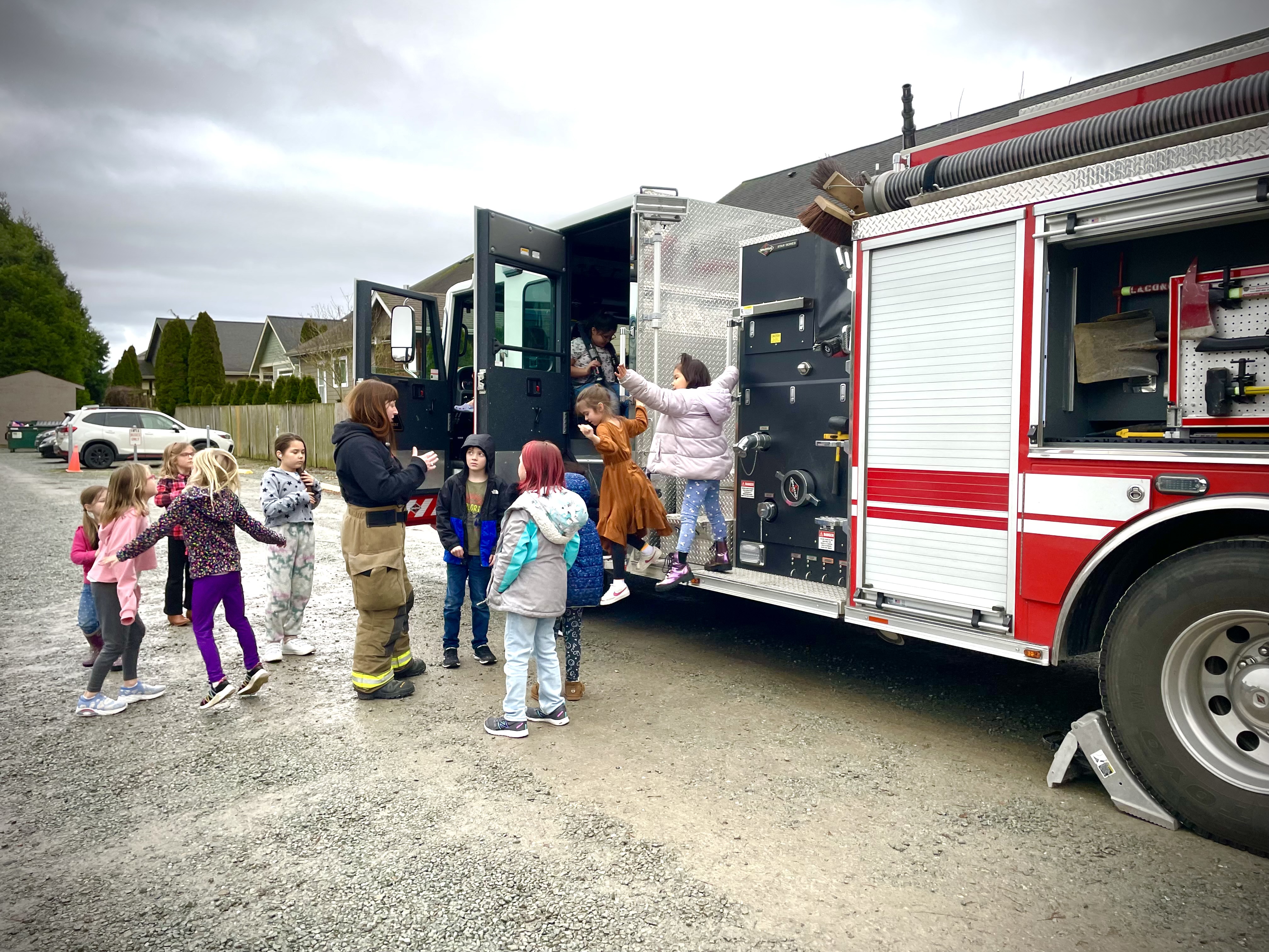 The Fire Department came to Visit Us! 