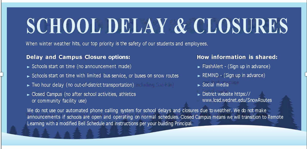 School Delays and Closures