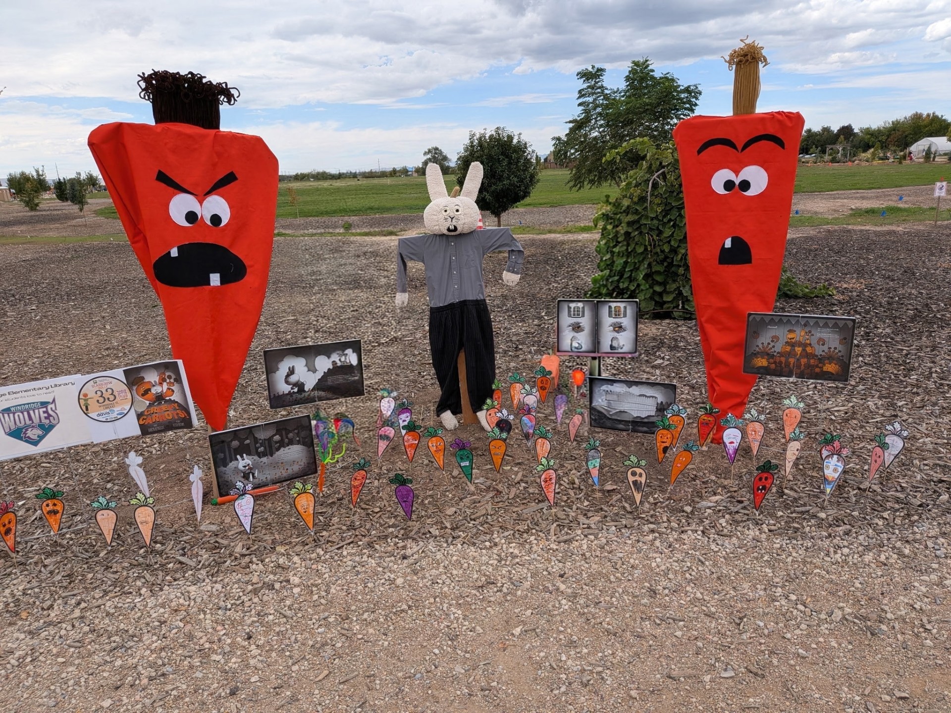 Congratulations Mrs. Hauck on "winning judges choice" at USU's Spookwalk!