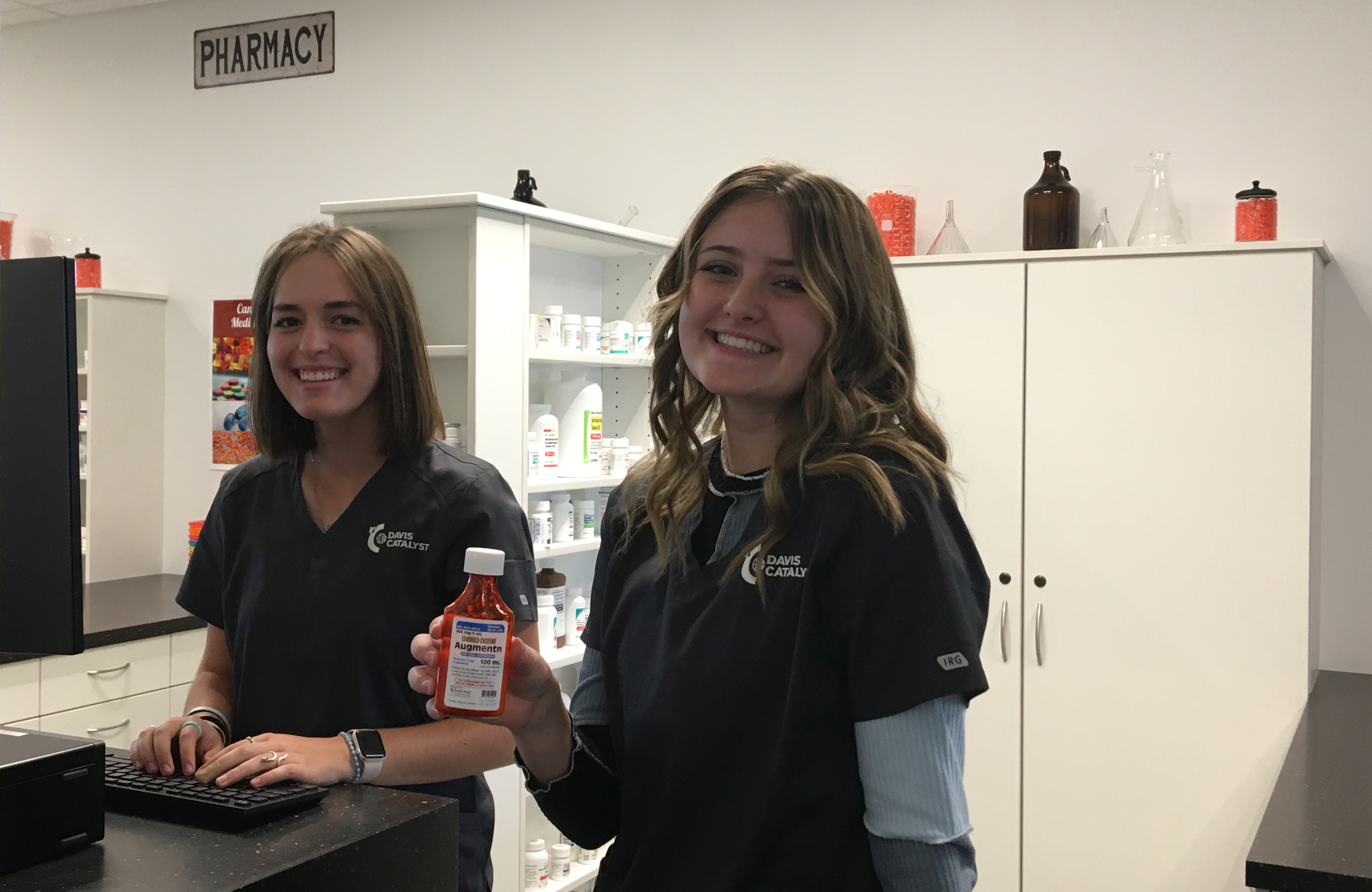 picture of two pharmacy students