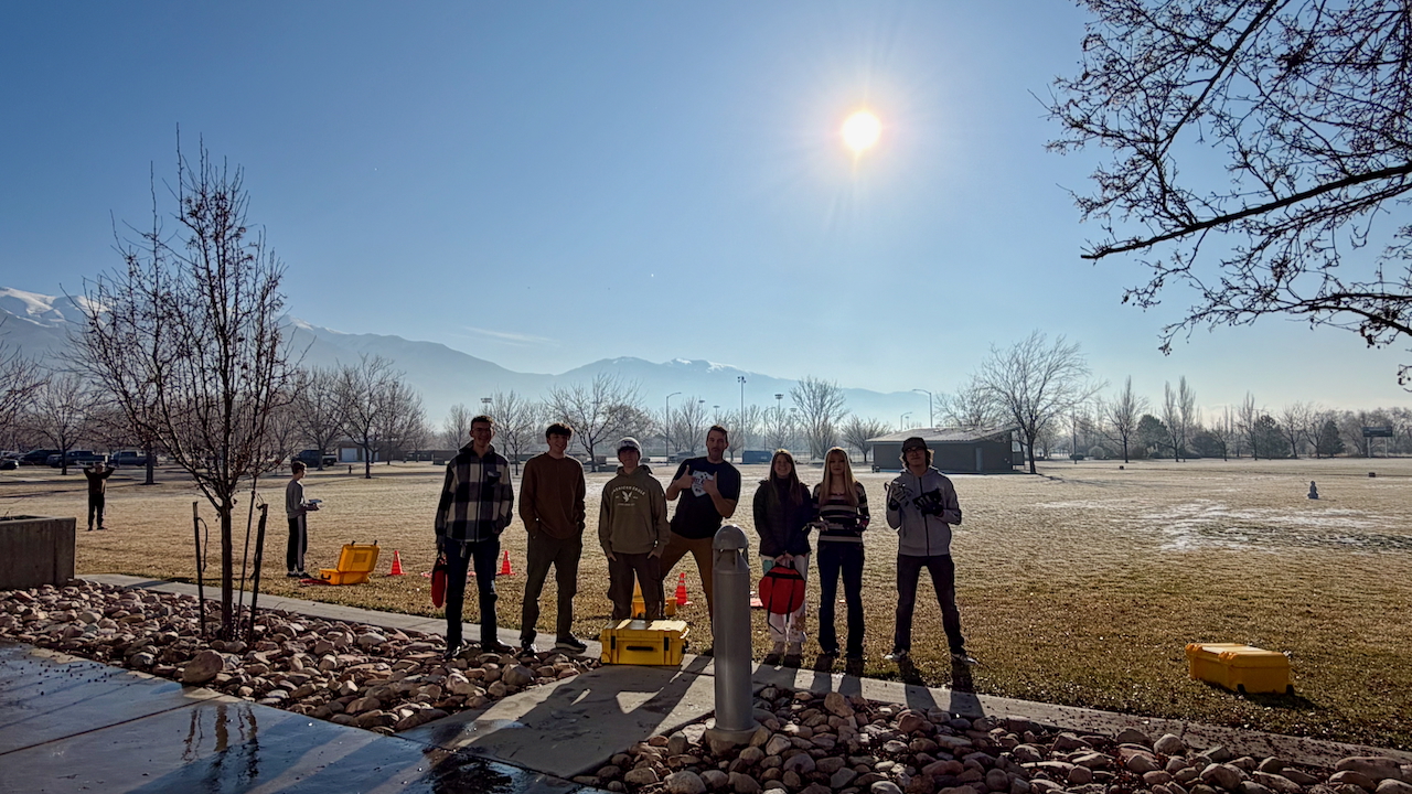 Drone Pilot students fly on a cold, January Day - Applications to the Catalyst opened on February 1, 2026