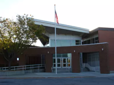 clearfield high school building from the outside