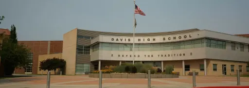 davis high building from the outside