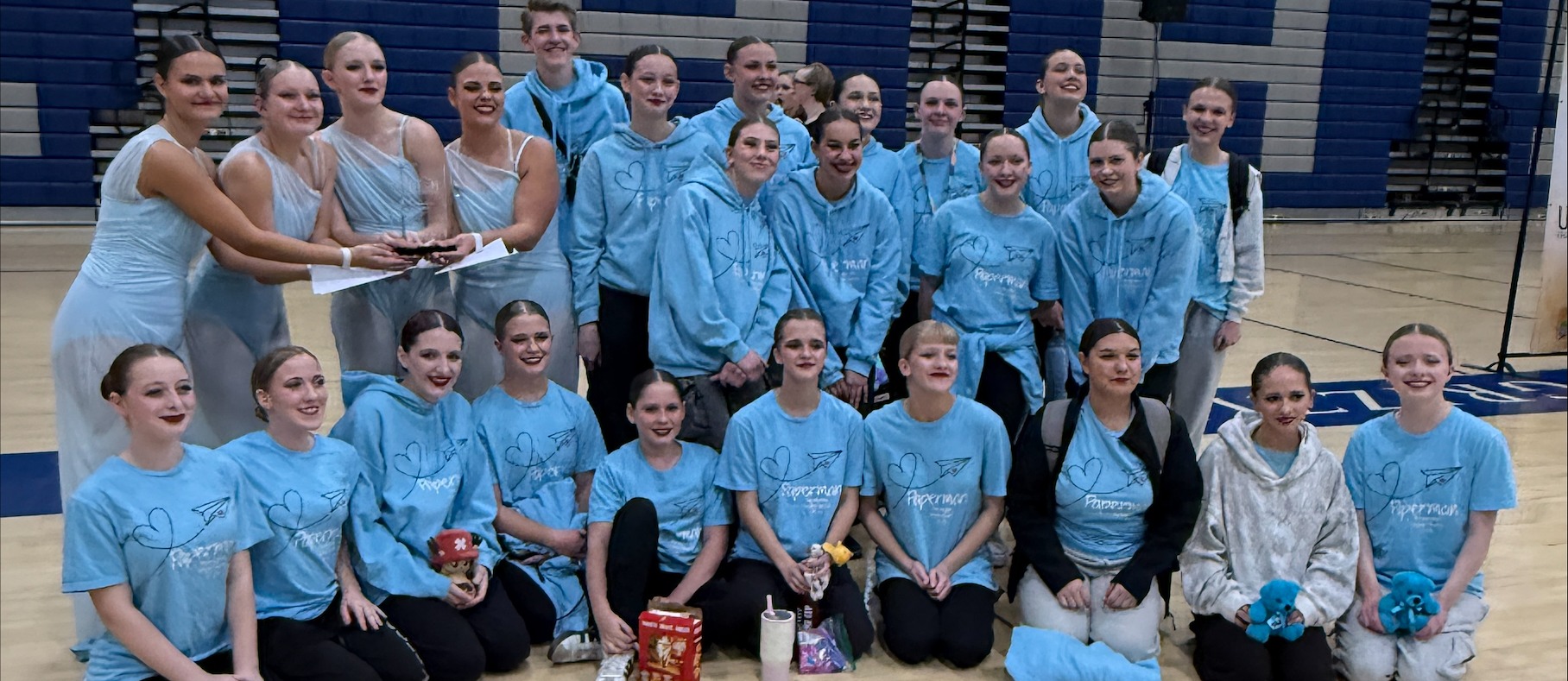 Color Guard took first place at their competition this last weekend. 