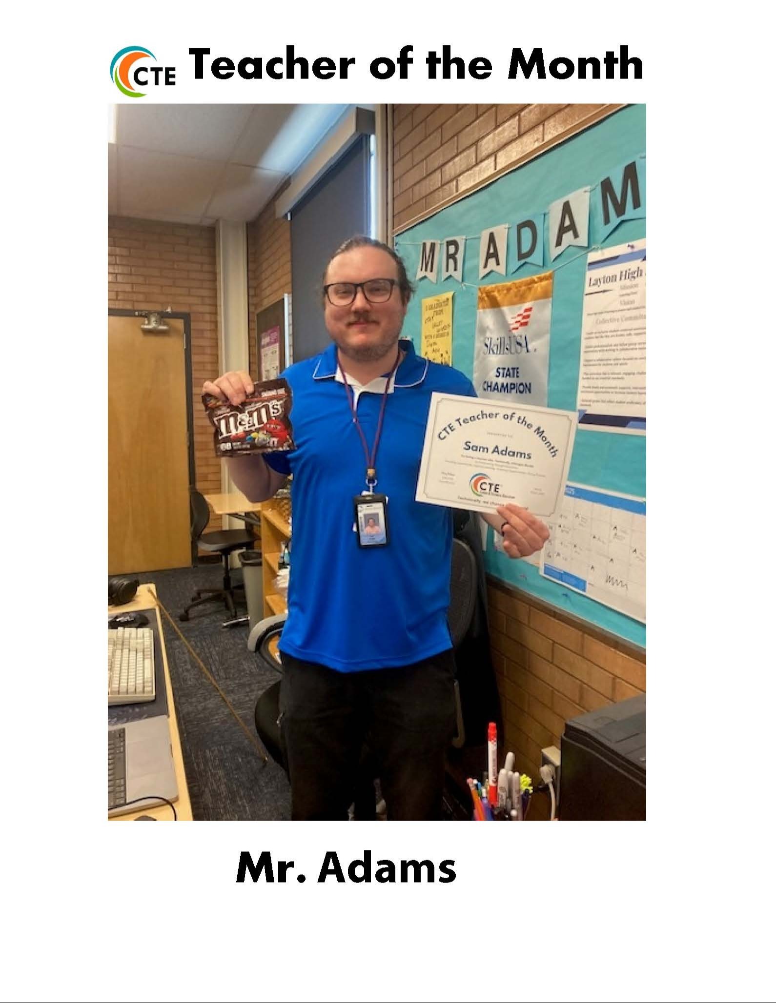 teacher of the month