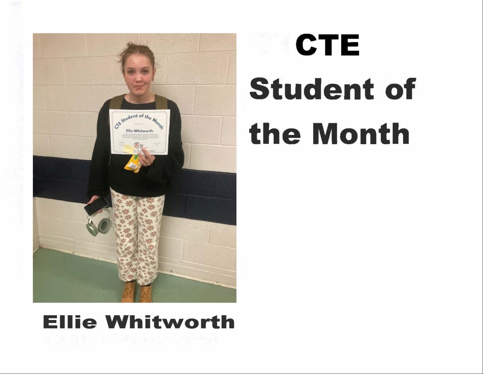 student of the month