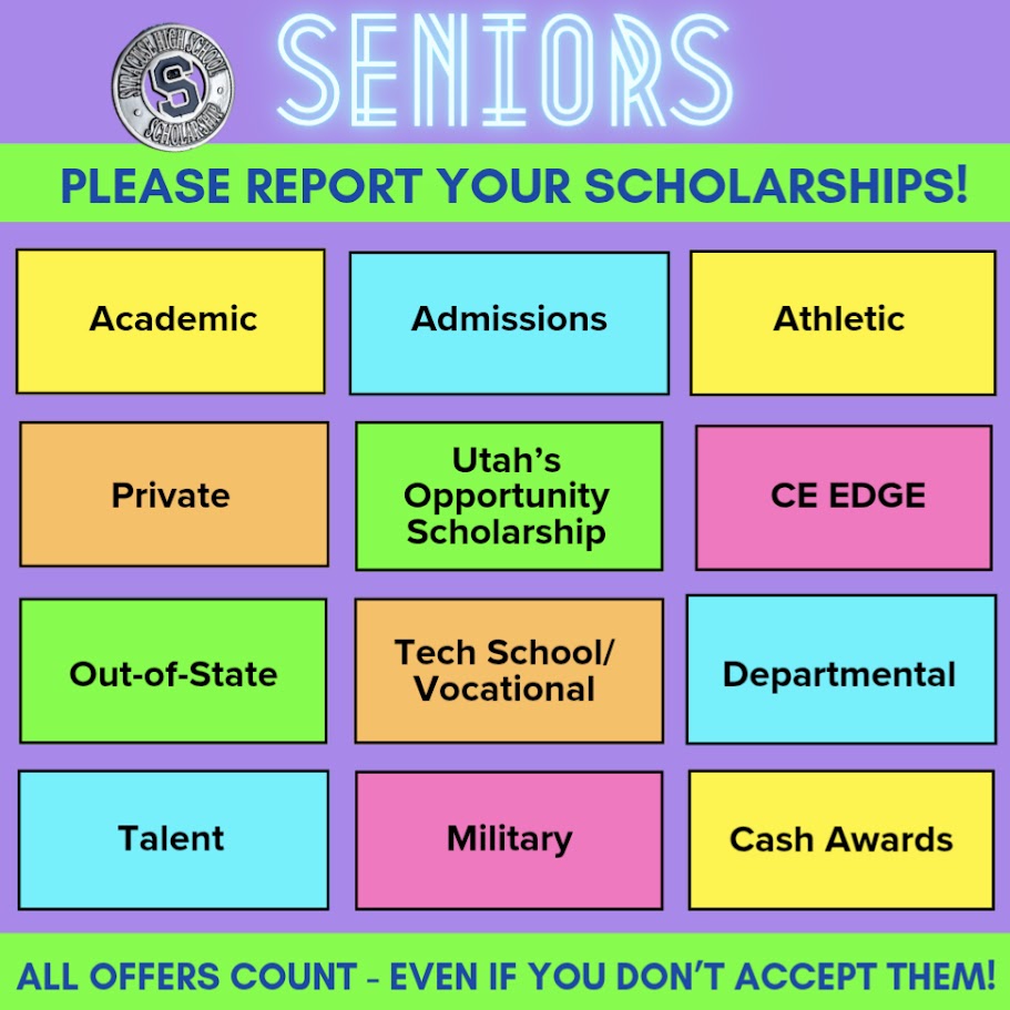 Seniors report scholarships