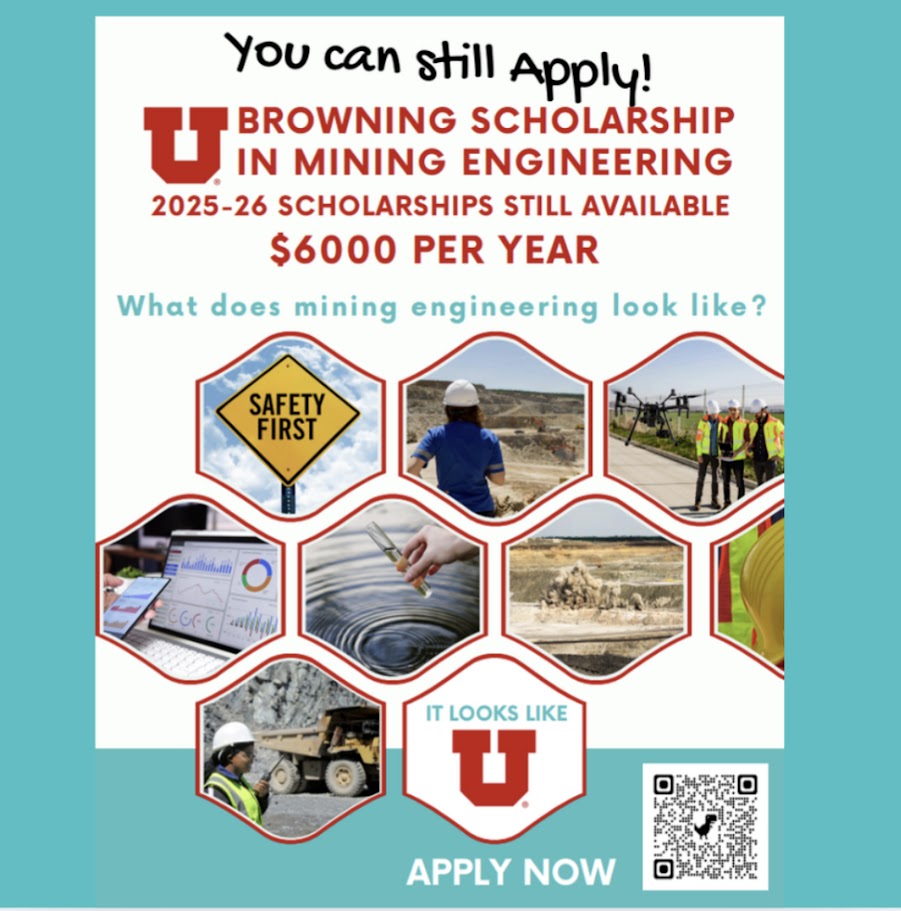 U of U Mining Engineering scholarships