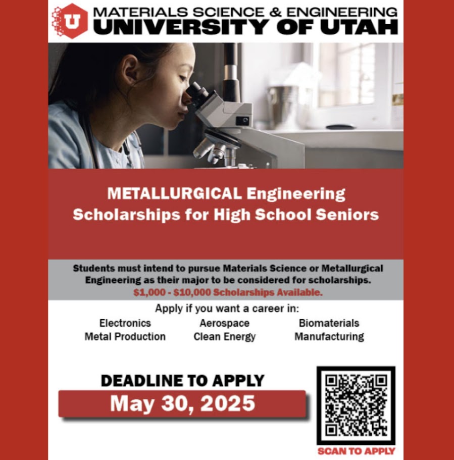 U of U Metallurgical Engineering Scholarship