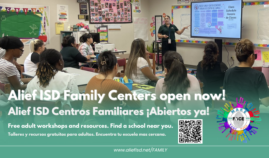 Family Centers are open