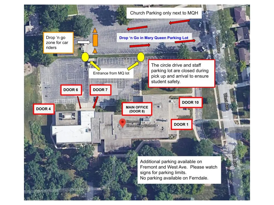 Pickup Map and Procedures