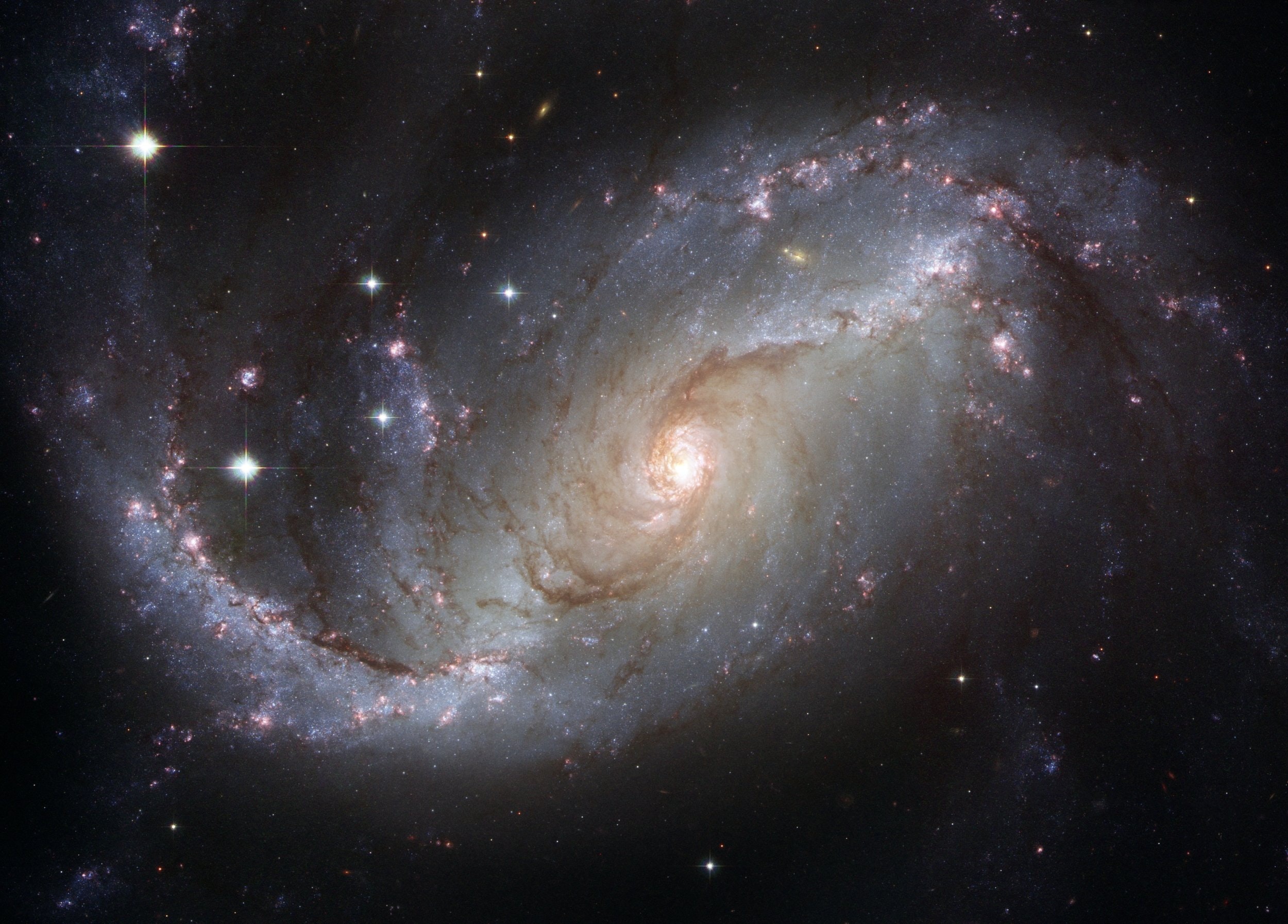 A photo of a galaxy.