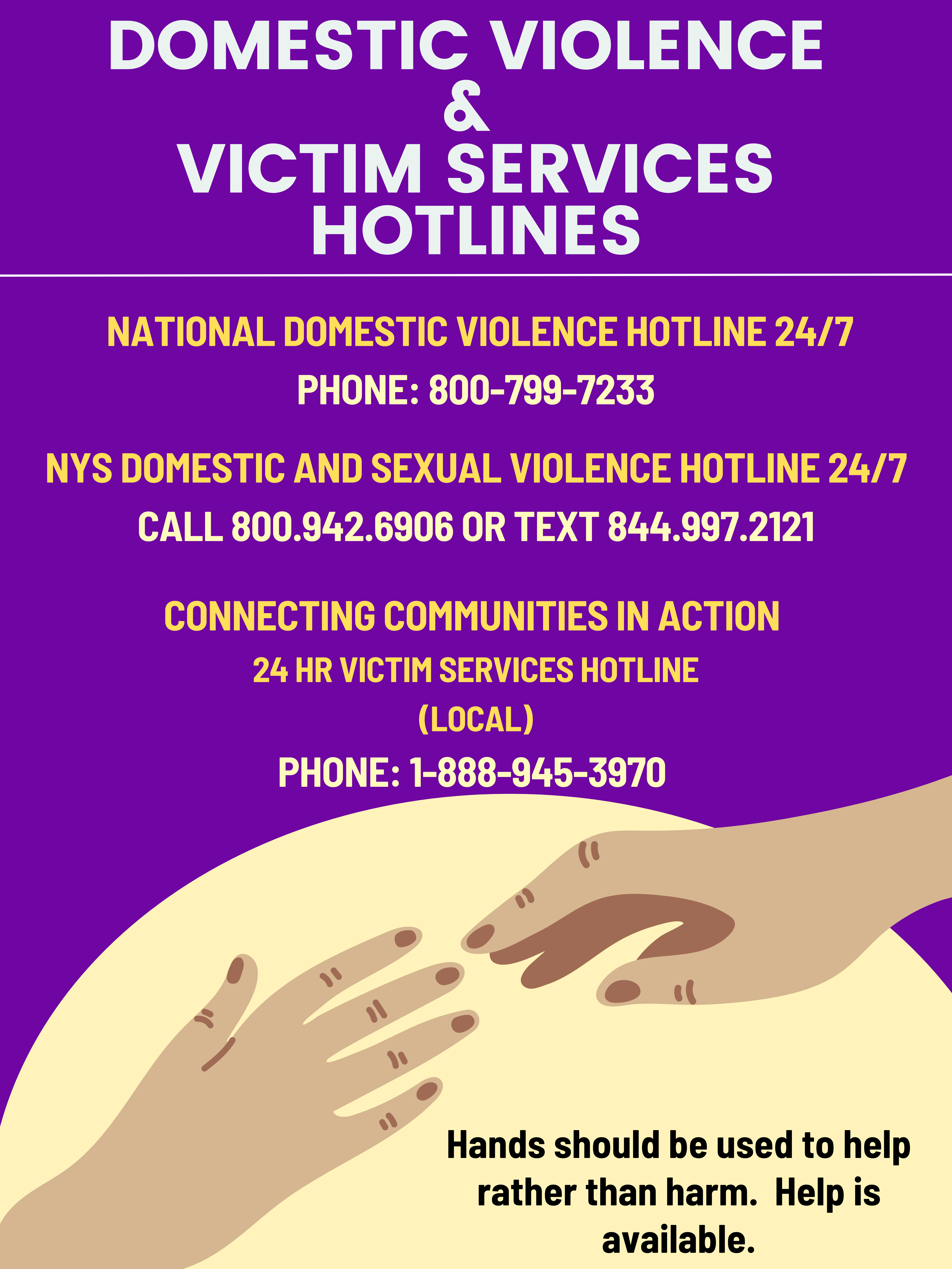 Domestic Violence Hotlines