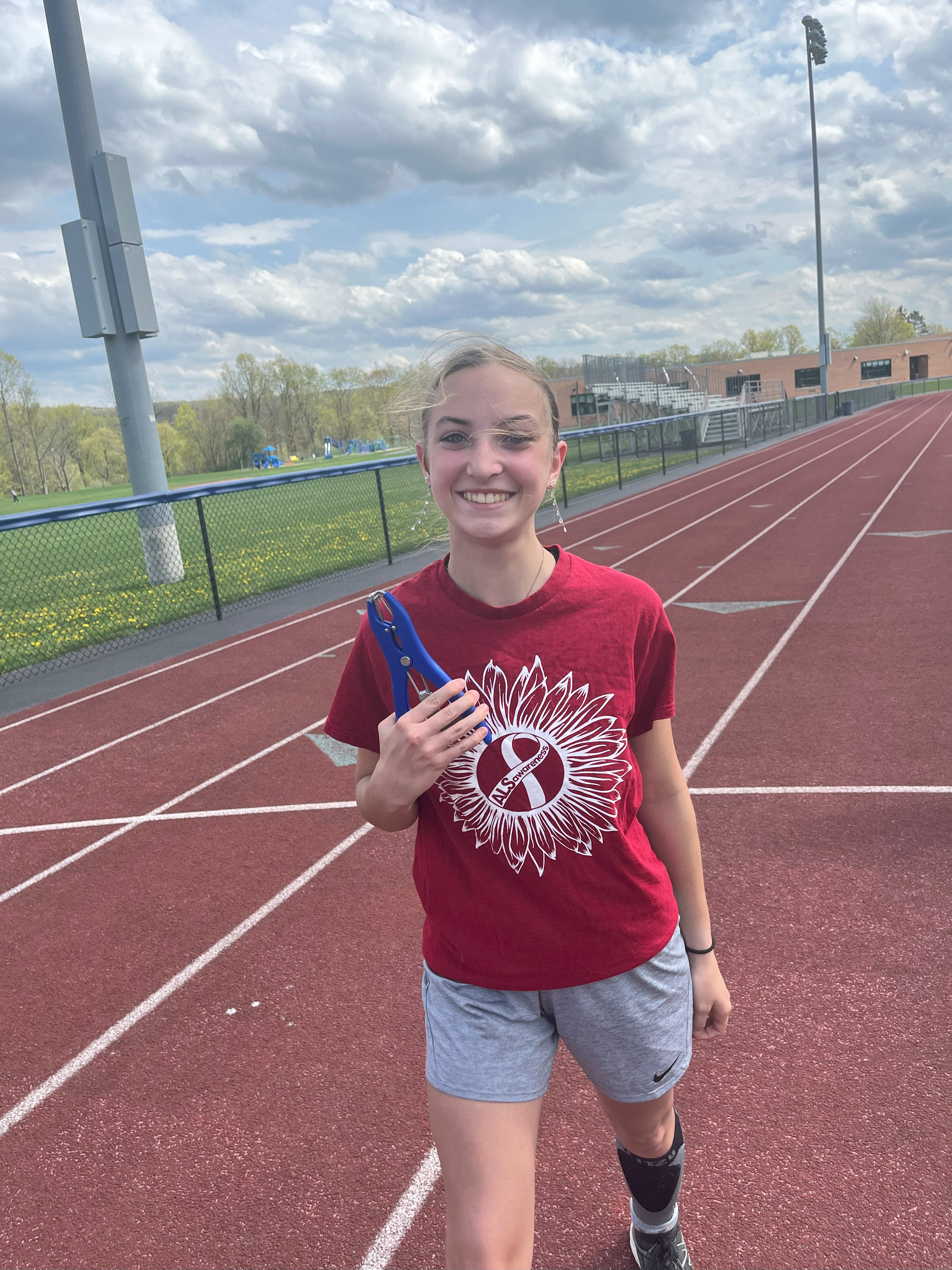 girl track athlete