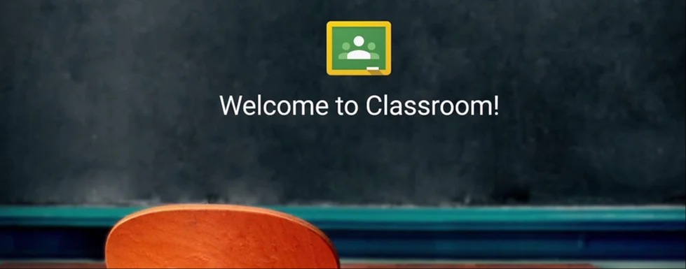 welcome to google classroom banner