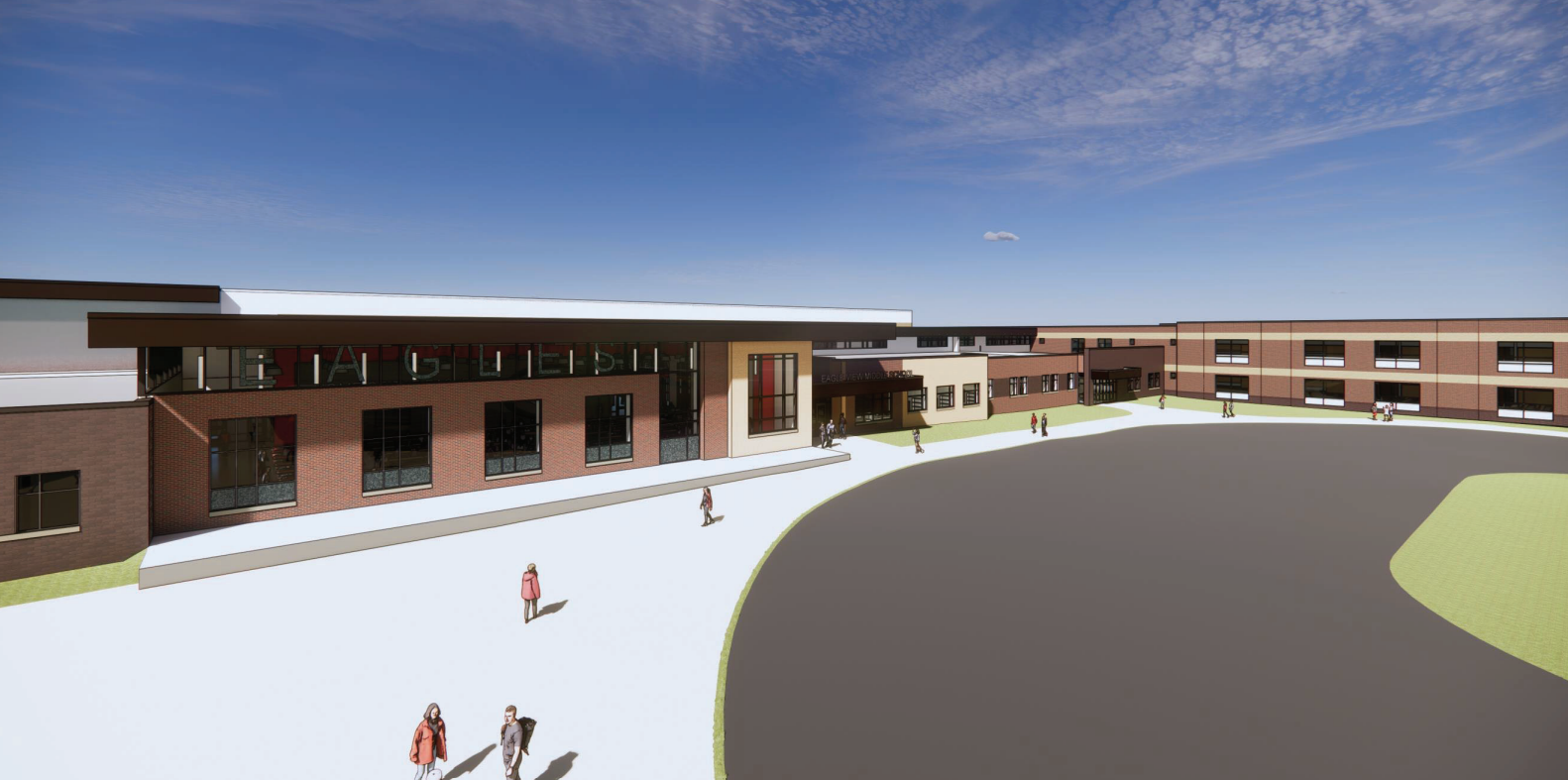 artist rendering of new middle school