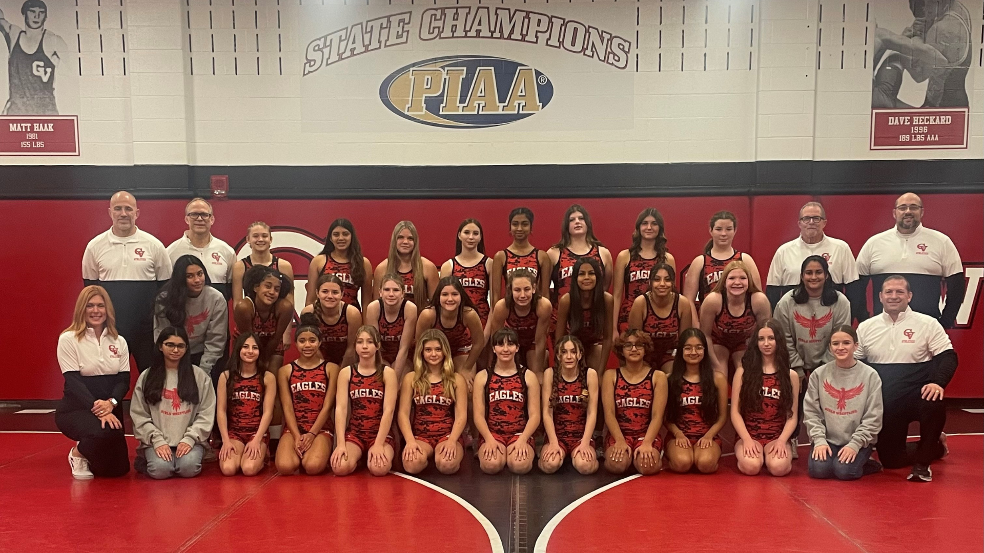 CV Girls Junior High Varsity Wrestling Team Picture 2025