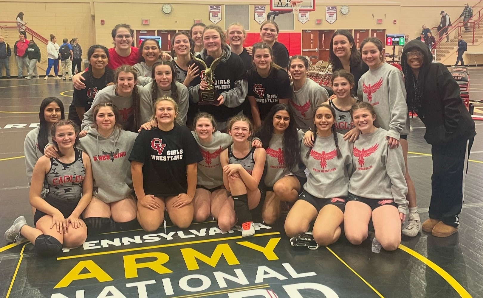 CV Girls Varsity Duals Champions