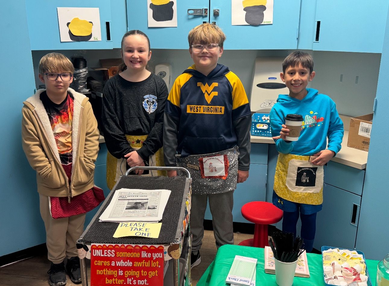 Equal Grounds Coffee Cart at North Elementary