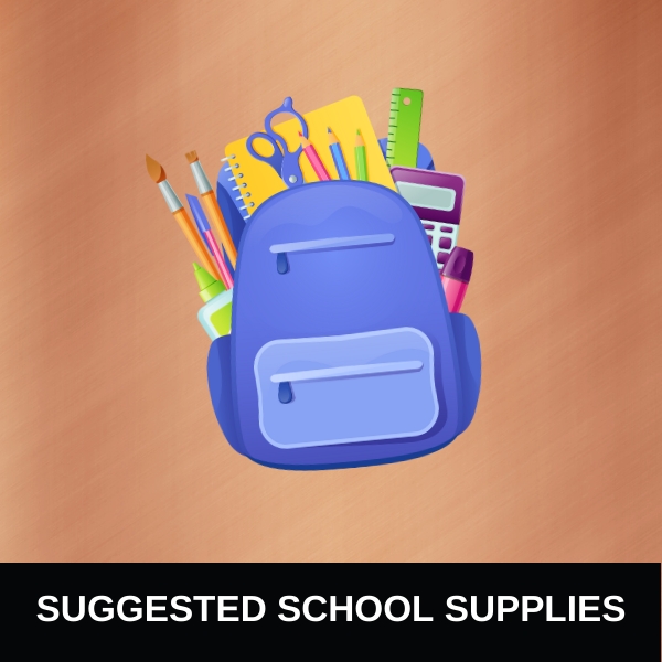 Suggested School Supplies