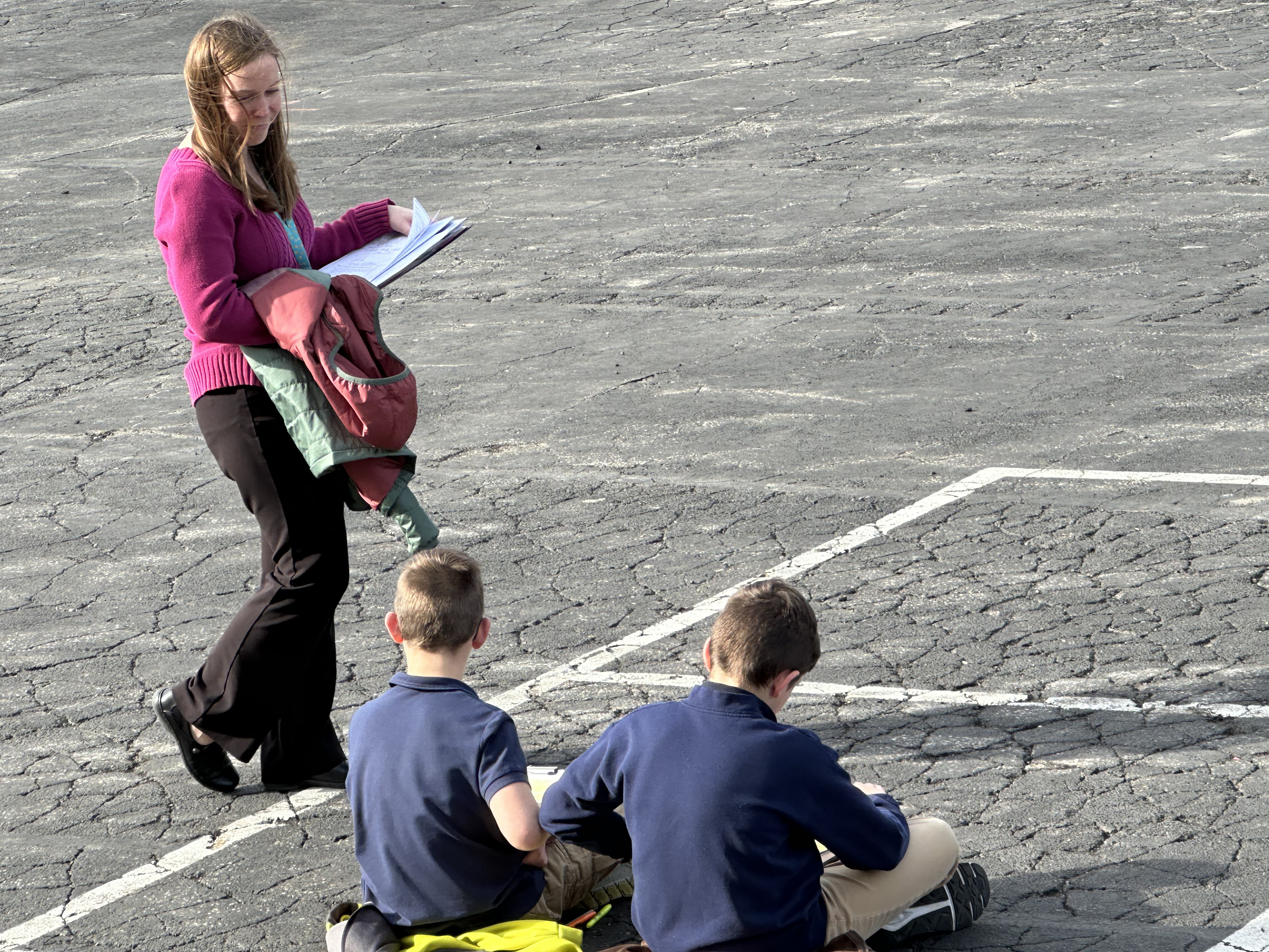 teaching outside