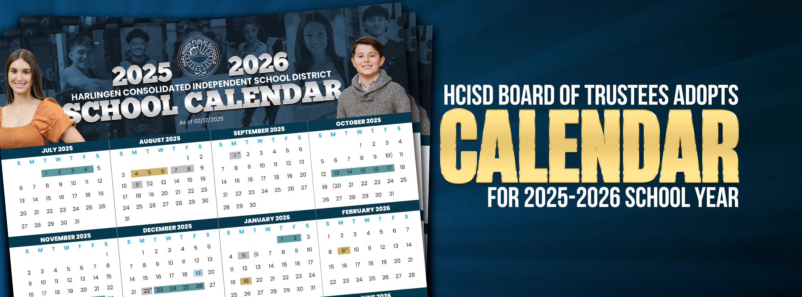 2025-2026 HCISD Calendar