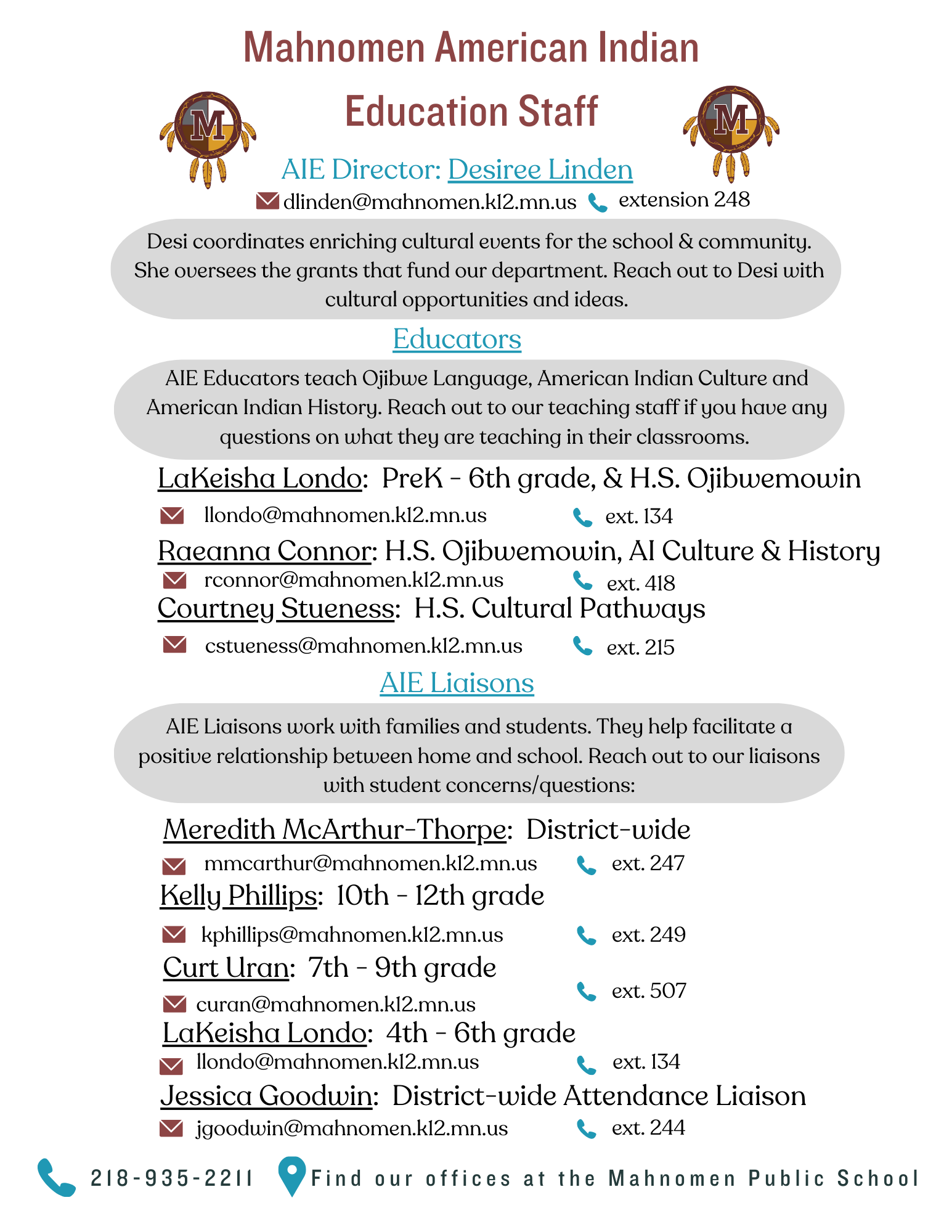 Contact American Indian Education Program 