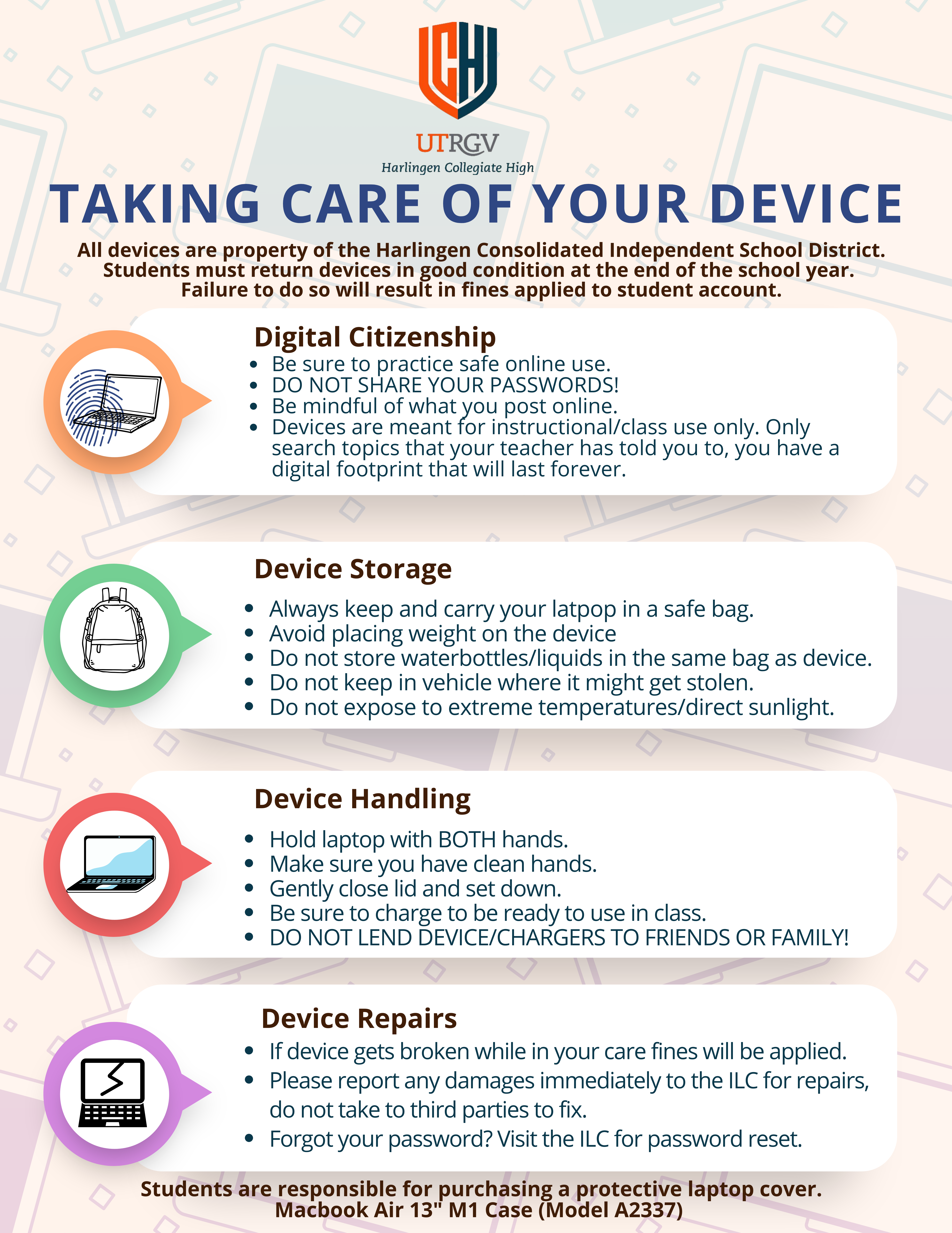 Taking Care of Your Device