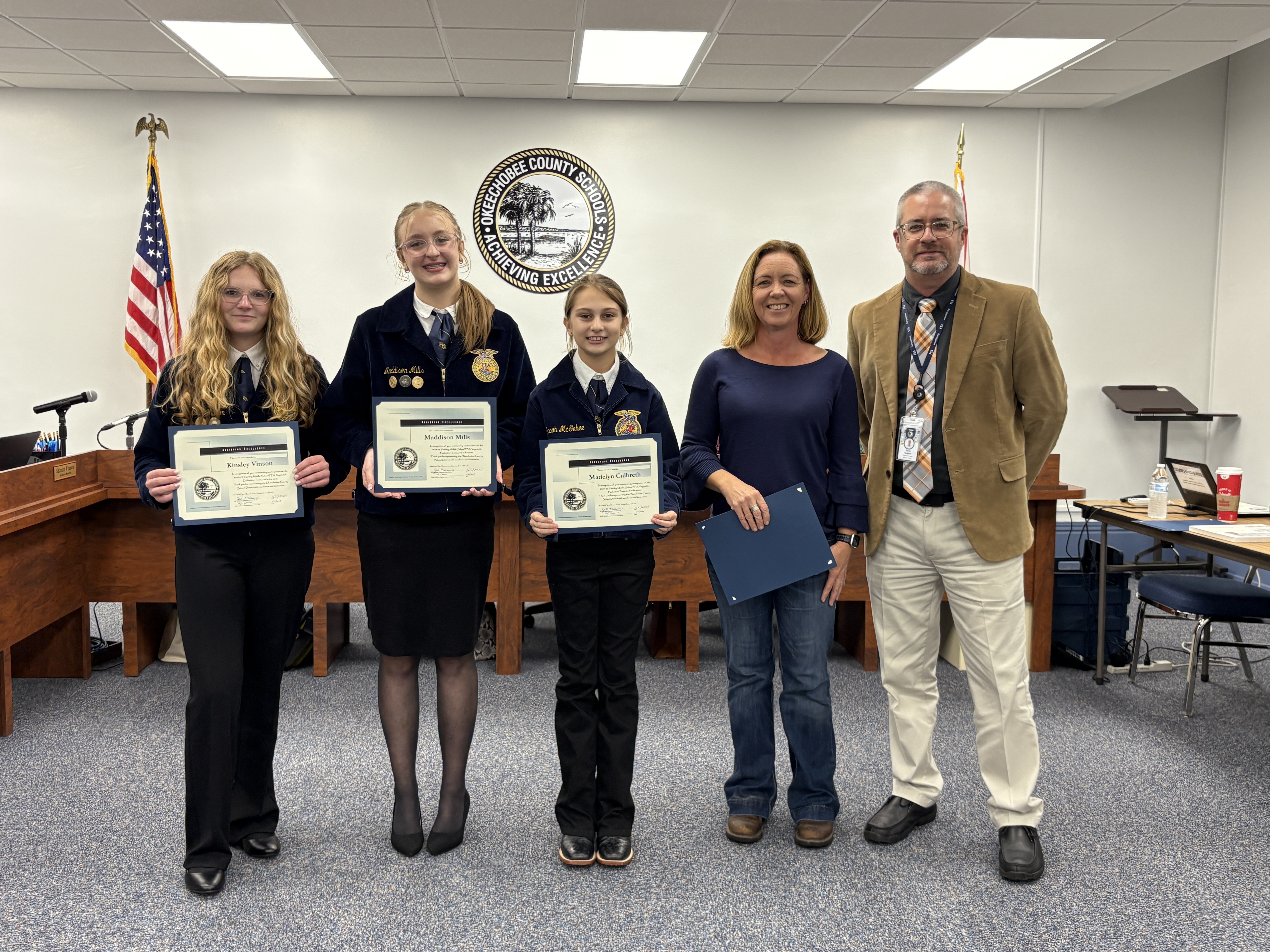 YMS FFA Vegetable Judging - 2nd Place State