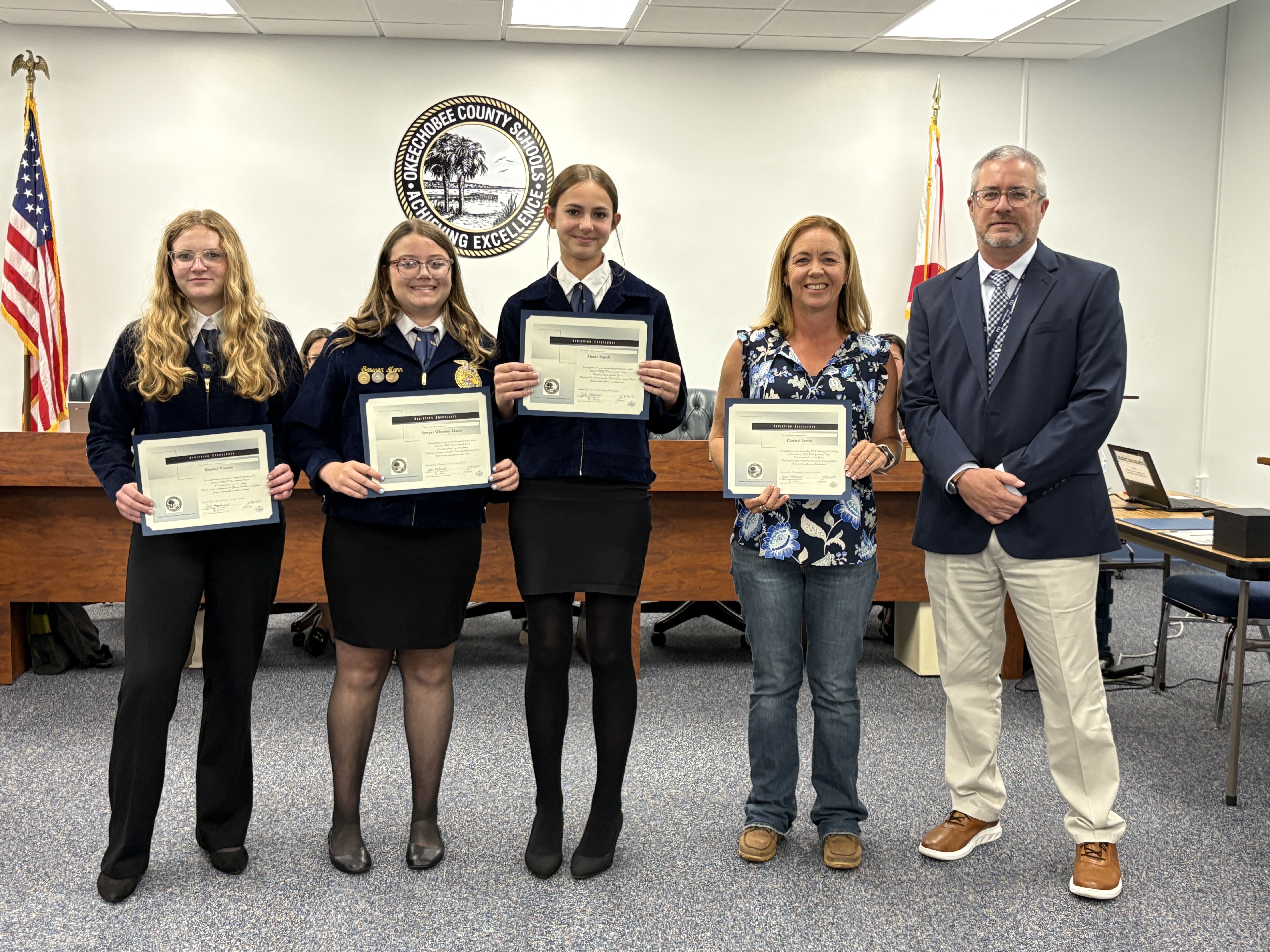 YMS FFA Livestock Team - First in State