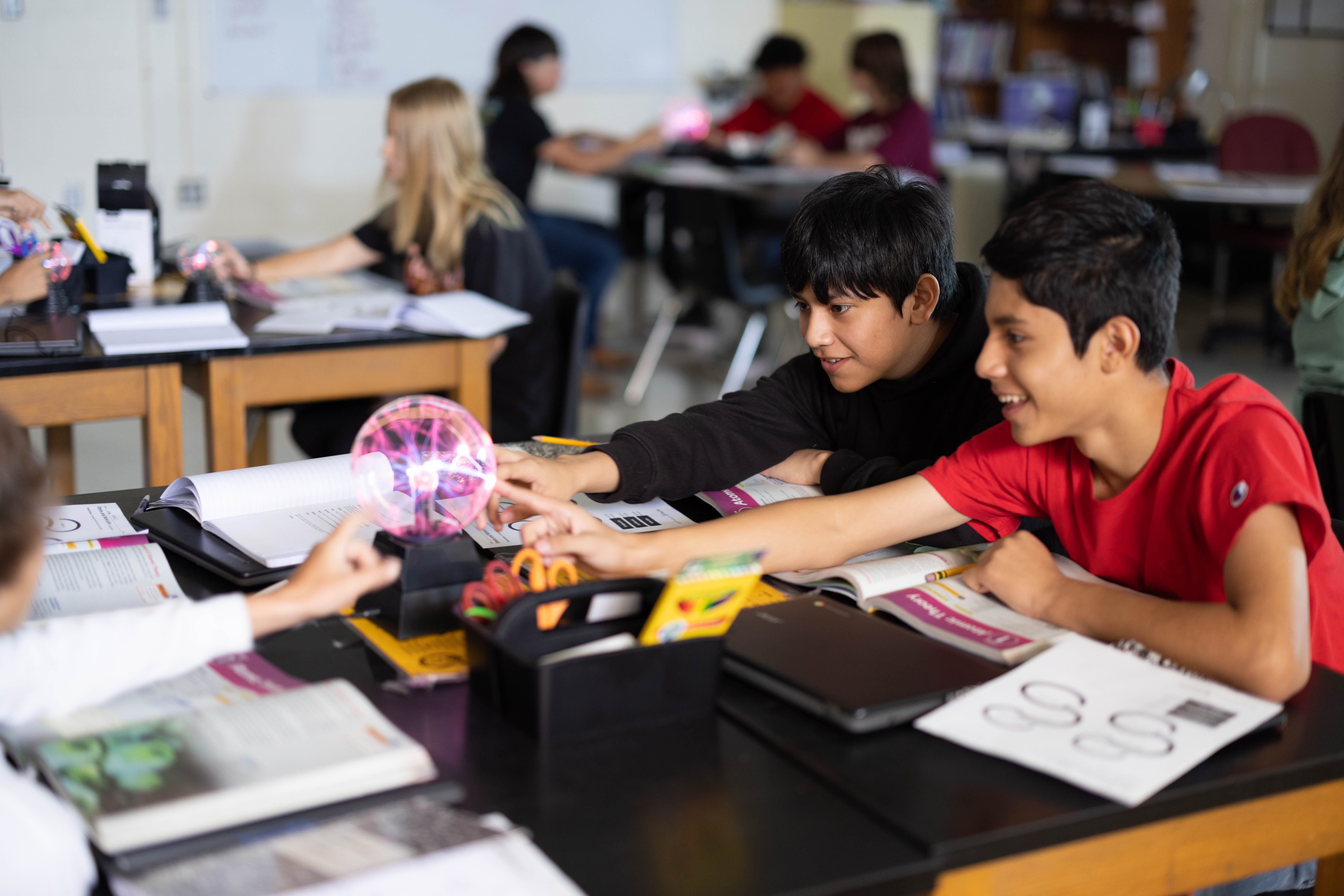 Students in Science Class