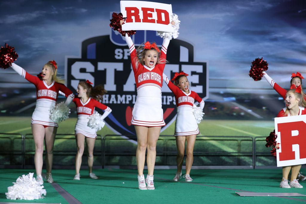 image of cheerleaders during a game 