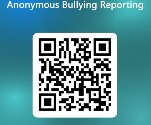 QR Code for anonymous bullying reporting