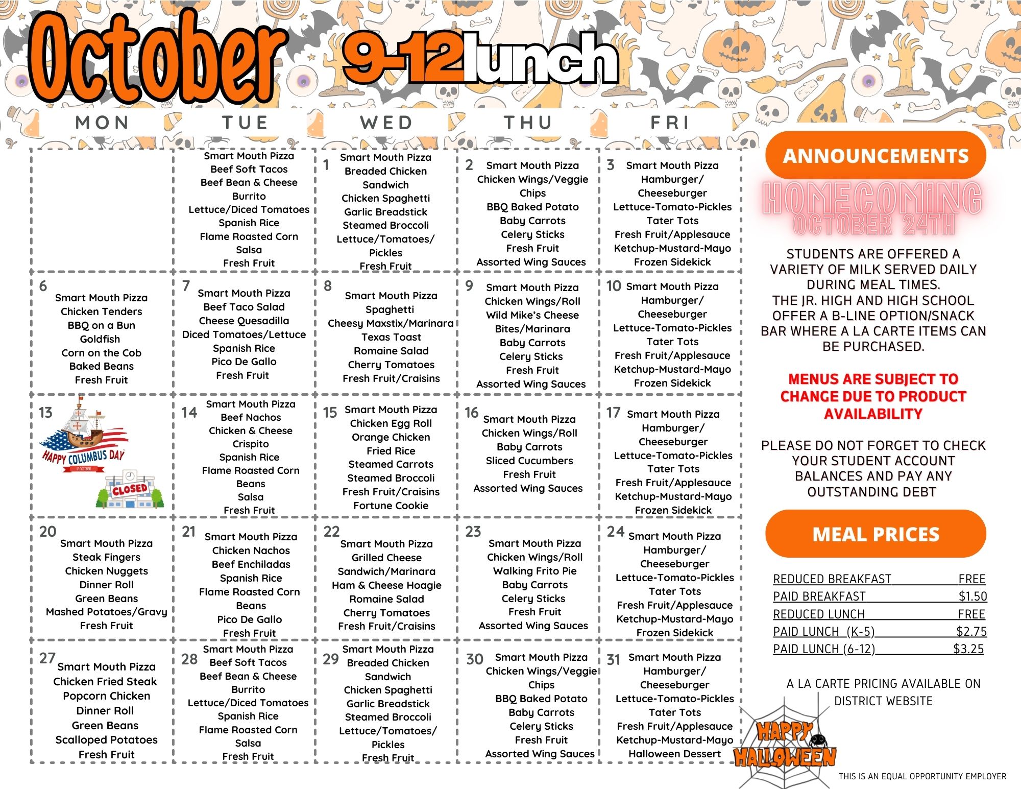 OCT 9-12