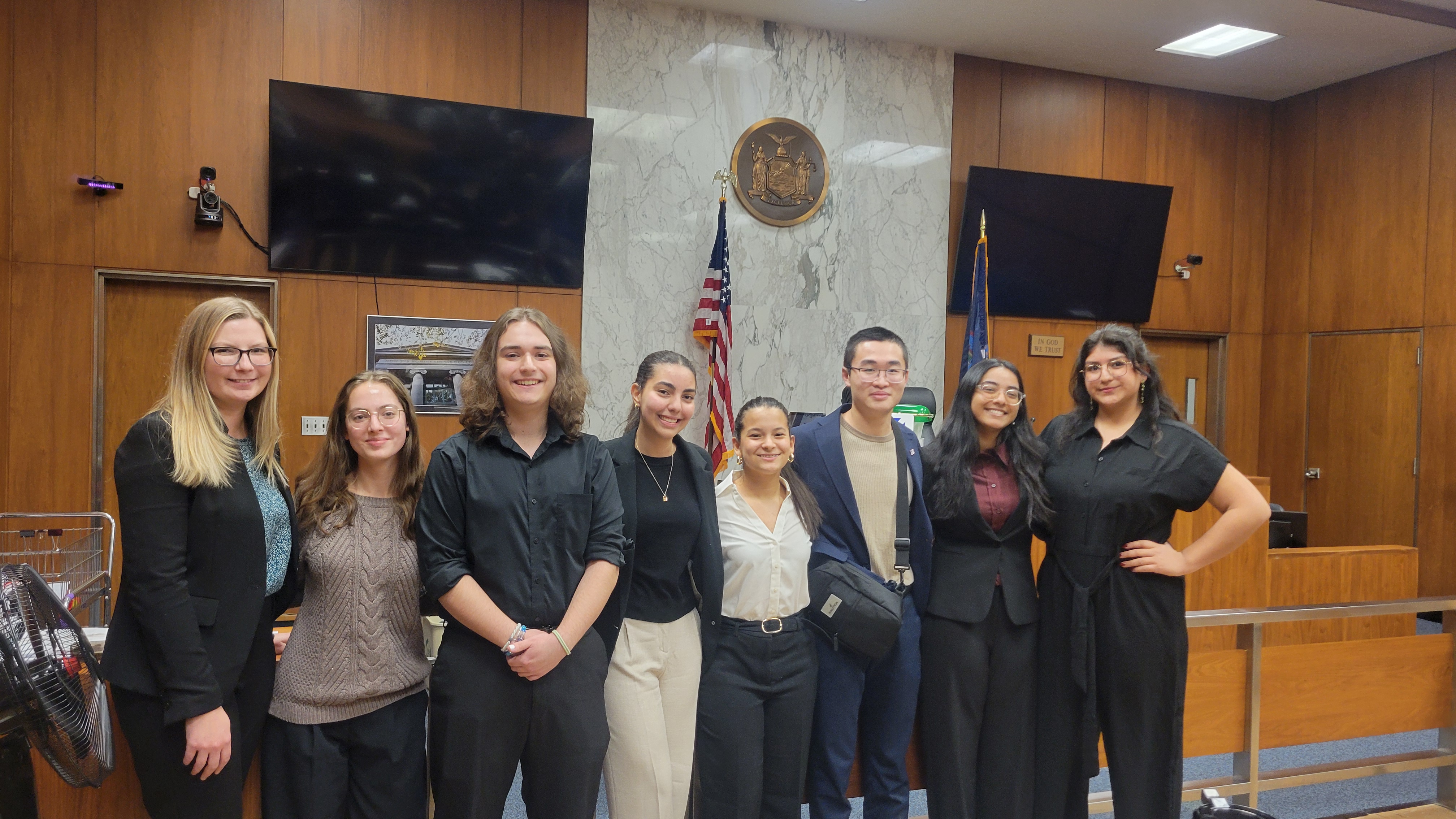 Carle Place High School’s Mock Trial Club finished their outstanding tournament season with a strong performance in the prestigious annual competition hosted by the Nassau County Bar Association.
