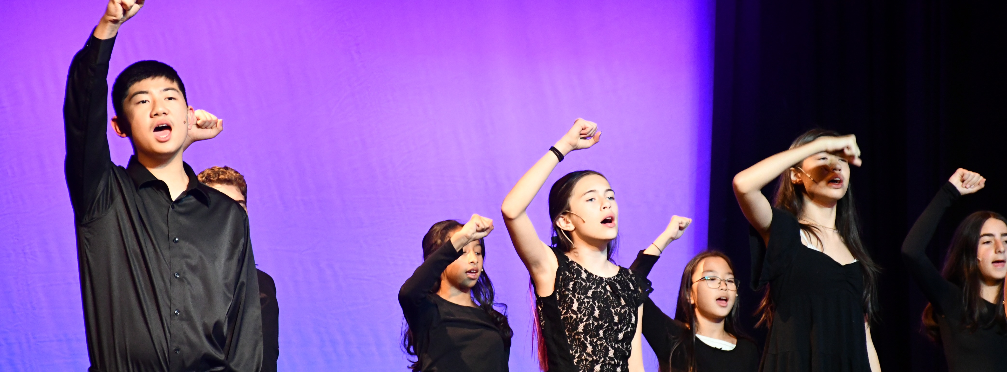 Carle Place Students on Stage Performing
