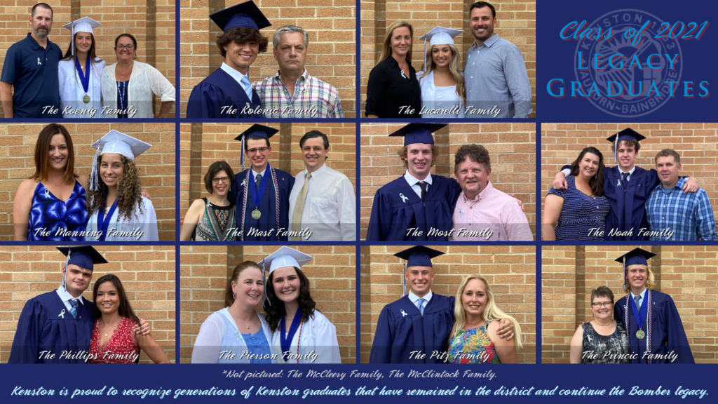 2021 Legacy Graduates And Families