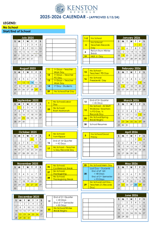 25-26 School Calendar (Approved 5.13.24)