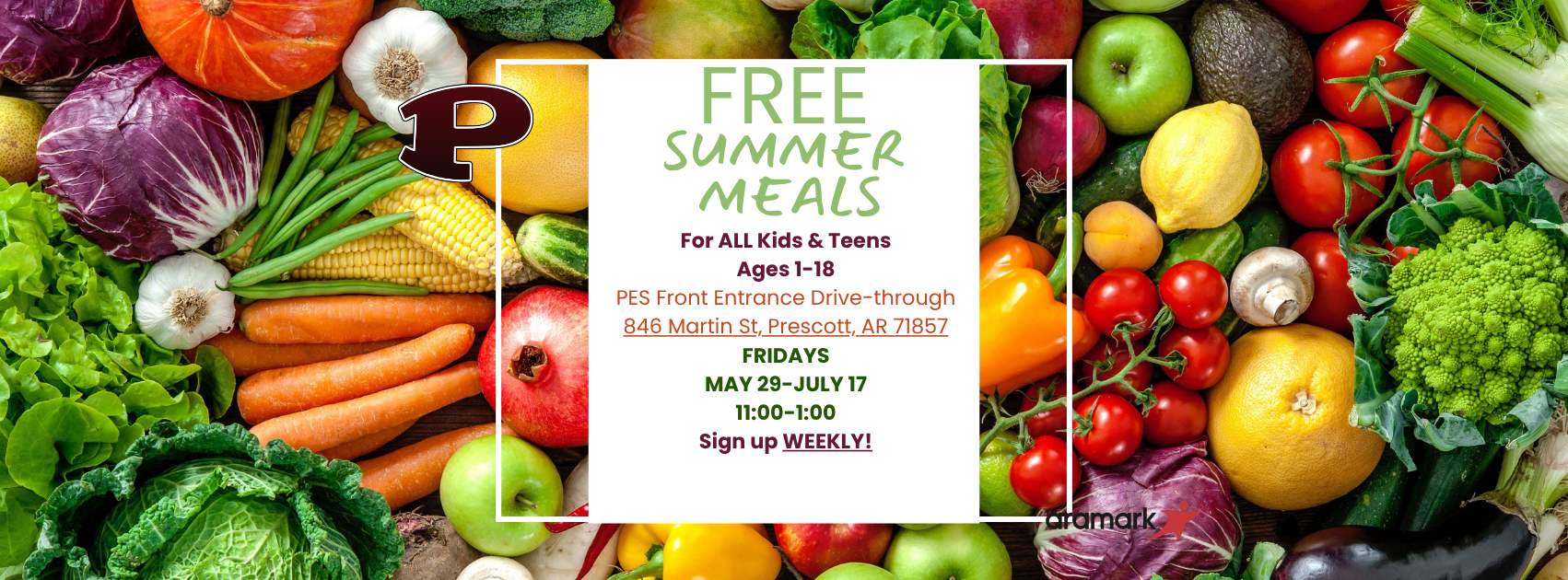 Free Summer Meal Graphic