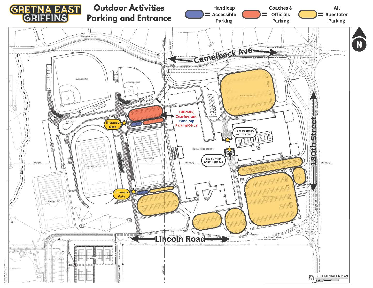 To view and print  the parking  map for Outdoor Activities, go to: https://5il.co/3300i