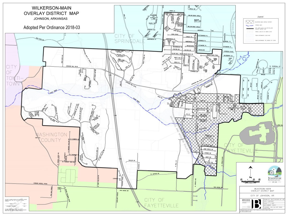 Wilkerson Main Overlay District Map