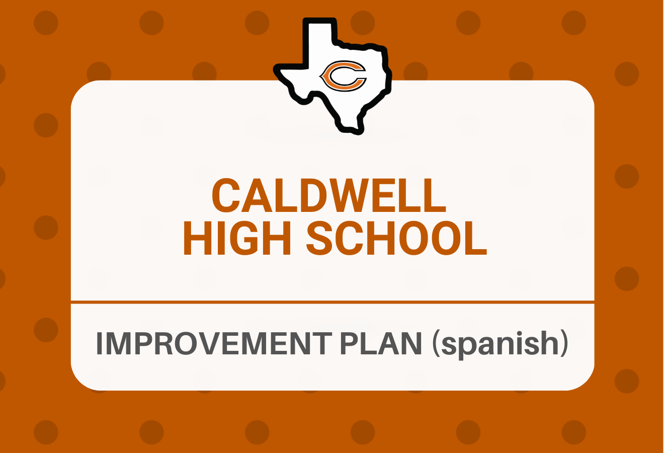 CHS Improvement Plan (Spanish)