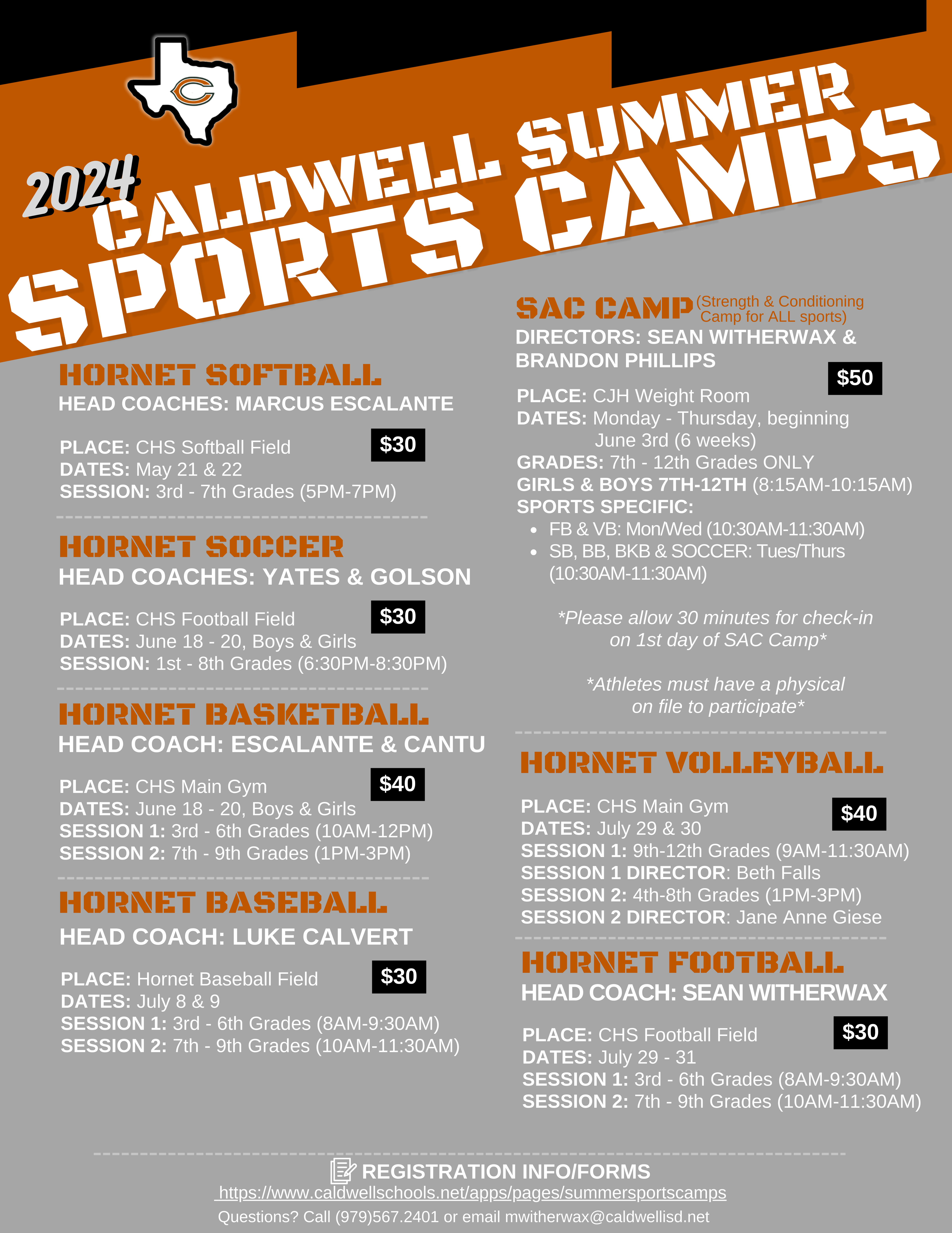 Summer Camp Information