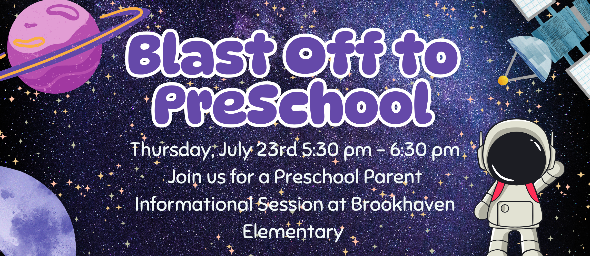 PreK Parent Information Meeting July 23rd