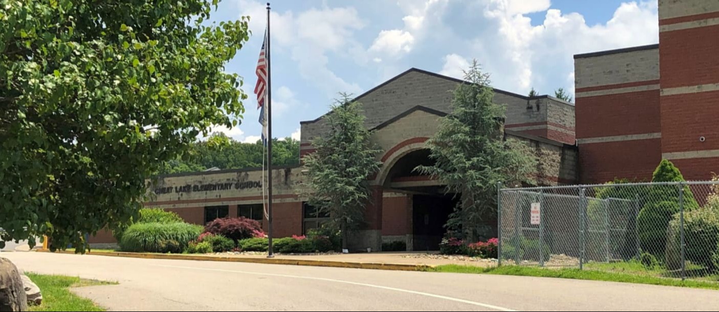 Front of Cheat Lake Elementary