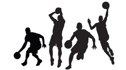 basketball silhouettes 